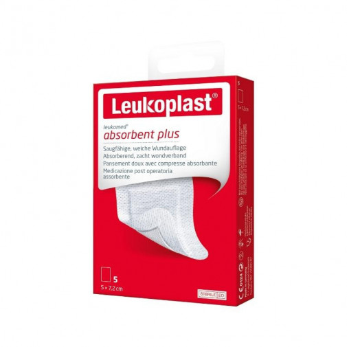 Leukomed Ste 5Cm X 7,2Cm 5 Unds