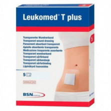 Leukomed T Plus Apósito Absorbente Transparente 10x30 cm 5 Unidades Leukoplast