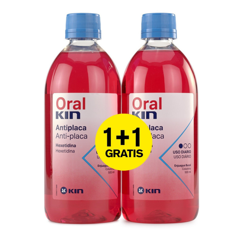 OralKin Hexetidina Enjuague Bucal 2x500ml