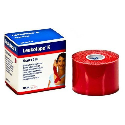 Leukotape  K Neuromuscular Rojo 5X5