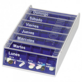 Anabox Pastillero Semanal Color Azul Prim