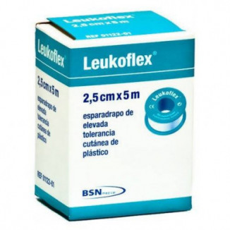 Leukofle Esparadrapo Transparente 5 cm x 2,5 cm 12 Unidades Bsn Medical