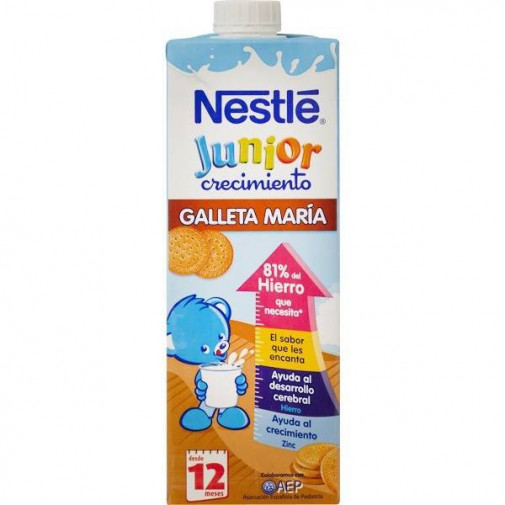 Nestle Junior Crecimiento Galleta +1 1L