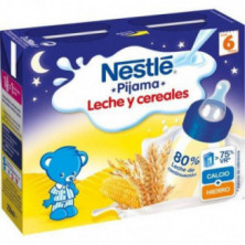 Papilla de Leche con 8 Cereales 2 Unidades x 250 ml Nestle