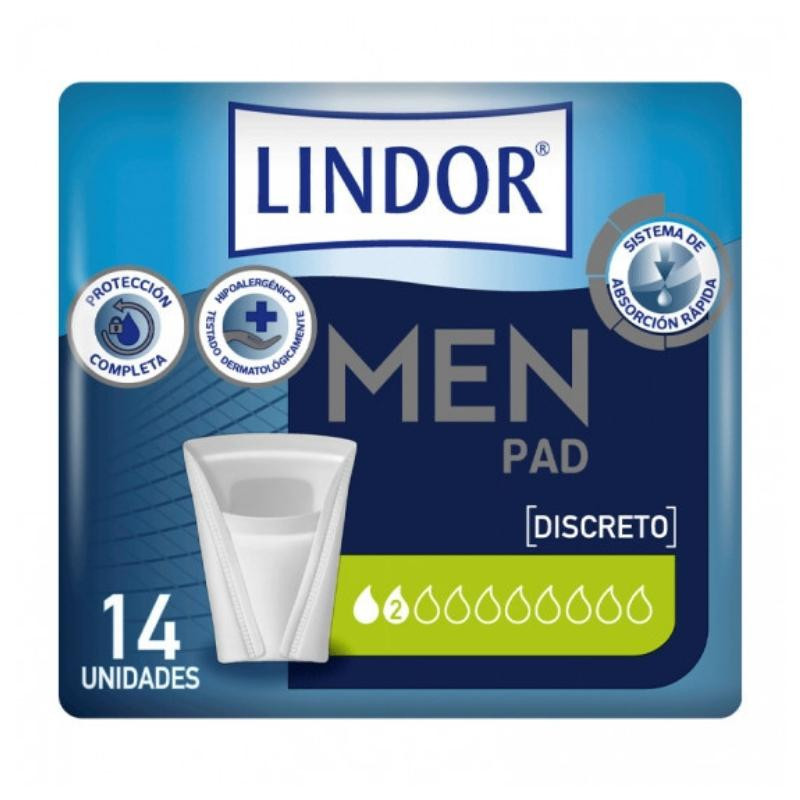 Lindor Men Pad 2 Gotas 14 Unidades Hartmann