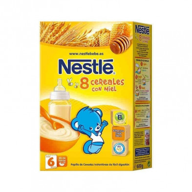 Papilla 8 Cereales con Miel 600 g Nestle