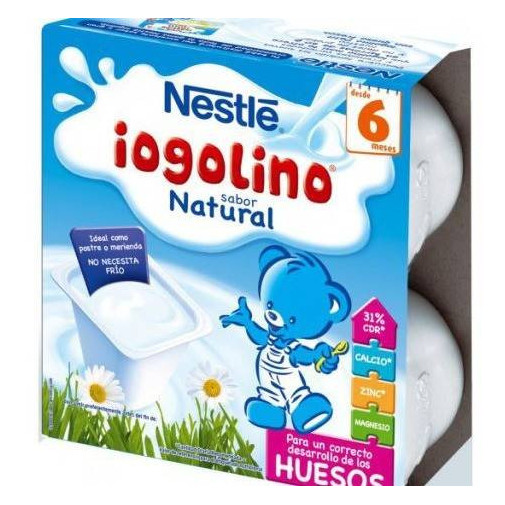 Yogolino Natural 4 Tarrinas X 100 Gr