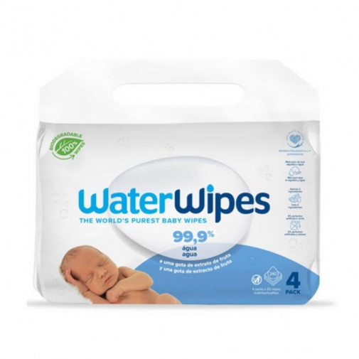 Waterwipes Toallitas Pack Ahorro 4x60 Uds