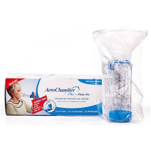 Aerochamber Plus Flow-vu Mascara Grande
