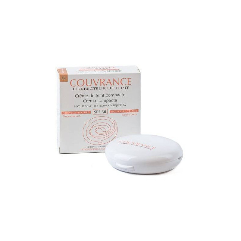 Couvrance Crema Compacta Color Arena Piel Seca SPF30 9,5 Avene