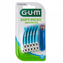 Softpicks Advanced Limpieza Interdental Punta de Goma Tamaño Pequeño 30 Unidades Gum