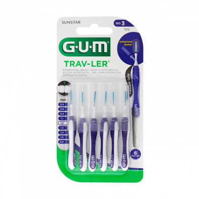 Trav-ler Cepillo Interdental Cilindrico 1,2 mm 4 Unidades Gum