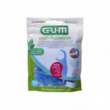 Easy Flossers Aplicador de Seda Dental Mentolado Desechable Gum