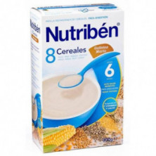 Papilla a Base de 8 Cereales y Galleta María 300 gr Nutribén