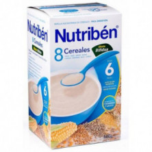 Papilla a Base de 8 Cereales con Efecto Bifidus 600gr Nutribén