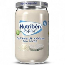 Suprema Potito con Puré Sabor a Merluza con Arroz 235gr Nutribén