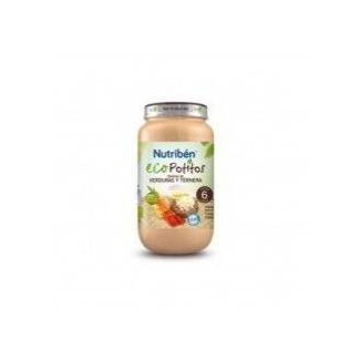 Ecopotito con Puré Sabor a Verduras con Ternera 235gr Nutribén