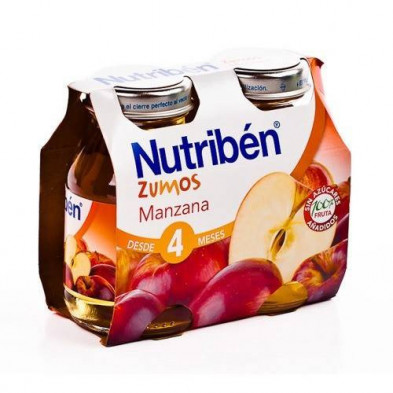 Zumo de Manzana 2 Unidades x 130 ml Nutribén