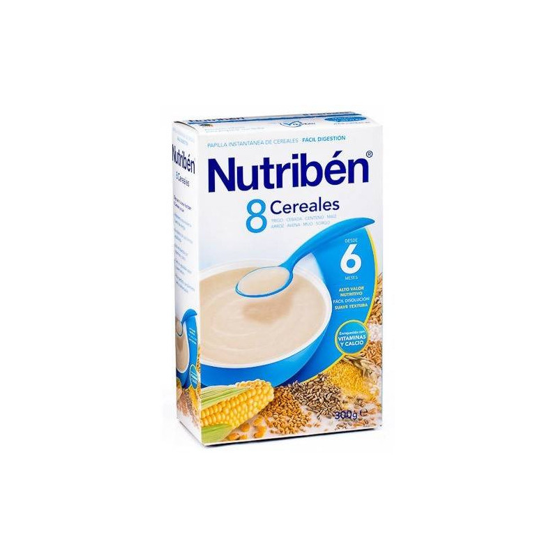 Papilla Instantanea 8 Cereales 300 gr Nutribén