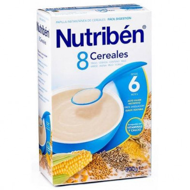 Papilla Instantanea 8 Cereales 300 gr Nutribén