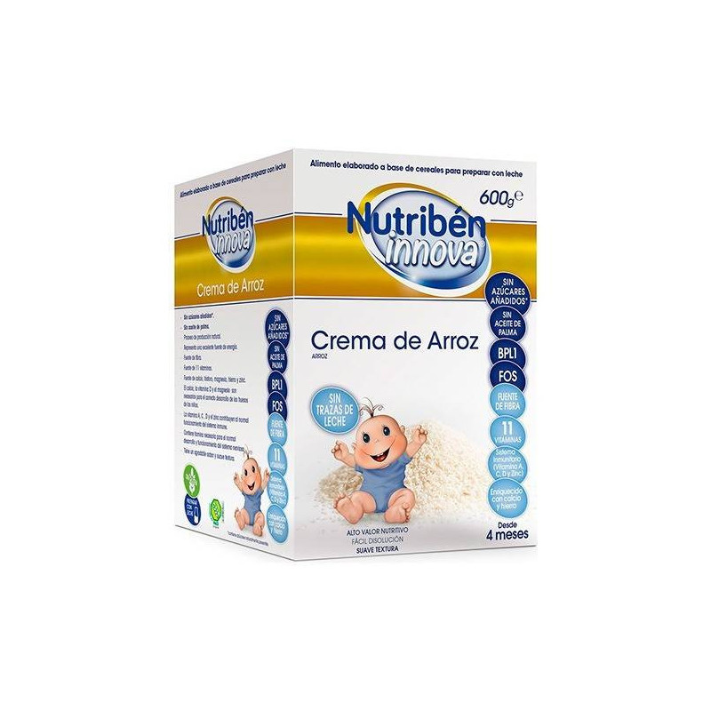 Papilla de Crema Arroz 600 gr Nutribén