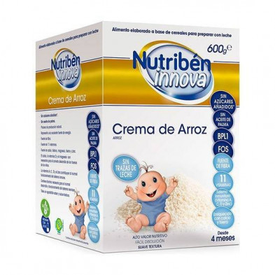 Papilla de Crema Arroz 600 gr Nutribén