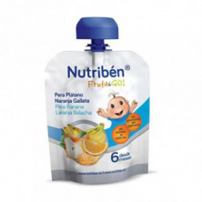 Fruta And Go! Pera, Platano, Naranja y Galleta 23 ml Nutribén