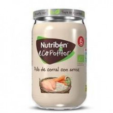 Eco Potito Pollo de Corral con Arroz 235 gr Nutribén