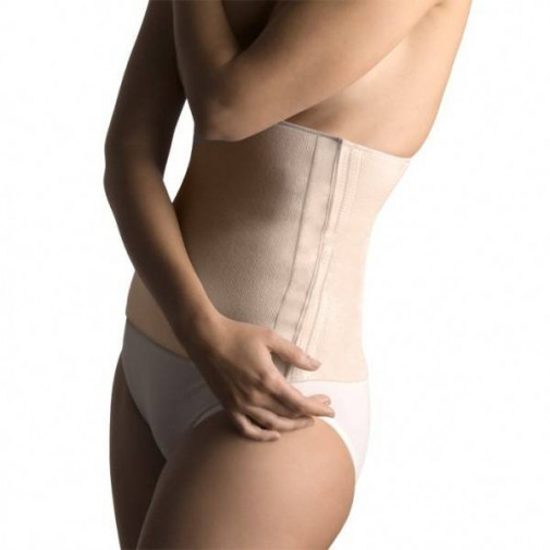 Faja De Algodón Y Velcro Talla 2 Color Beige Farmalastic