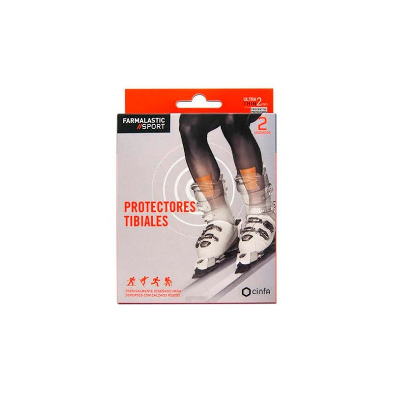 Sport Protectores Tibiales 2 Unidades Farmalastic