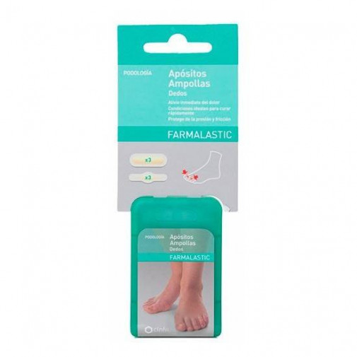 Apósito Para Ampollas En Dedos De Los Pies 6 Unidades Farmalastic