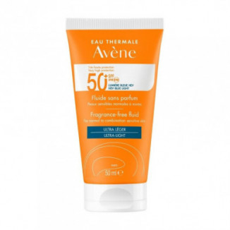 Emulsión Solar Fluida SPF 50+ Sin Perfume 50 ml Avene