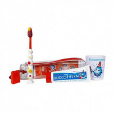 Buccotherm Kit Infantil Gel Dentífrico 50 ml + Cepillo + Vasito Enjuague