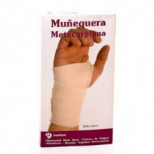 Muñequera Medilast Metacarpiana de Velcro Blanca