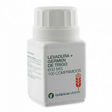 Levadura + Germen de Trigo 100 Comprimidos Botanicapharma