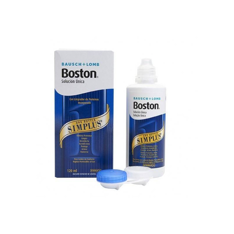 Solución Lentes Única Boston Simplus 120 ml Bausch-lomb