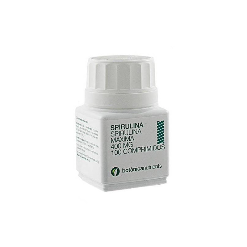 Spirulina 100 Comprimidos 400 mg Botanicapharma