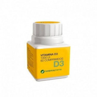 Vitamina D3 60 Comprimidos 1000 Ui Botanicapharma