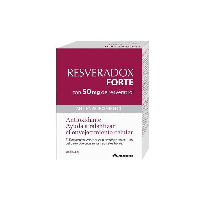 Resveradox Forte 30 Cápsulas 50 mg Arkopharma