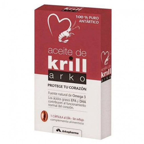 Aceite De Krill Omega 3 500 Mg 15 Cápsulas Arkopharma