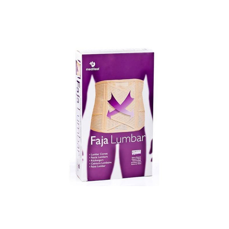 Faja Medilast Lumbar Talla 3 Velcro 85-95 Cm