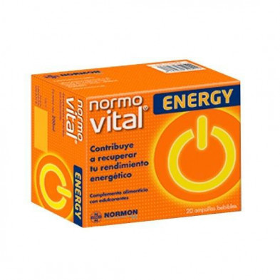 Normovital Energy 20 Ampollas Normon