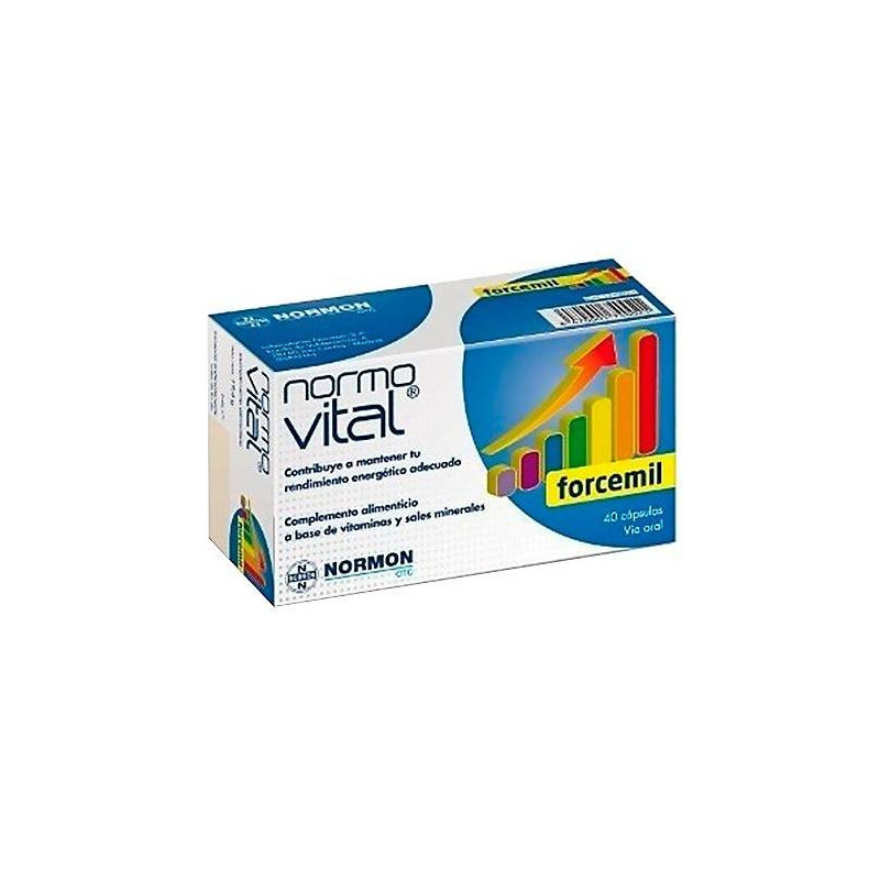 Normovital Forcemil 40 Cápsulas Normon