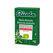 Ricola Menta Montaña Sin Azúcares 50 gr