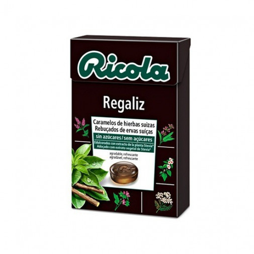 Ricola Caramelos S/azucar Regaliz 50gr