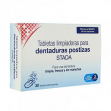 Care+ 30 Tabletas Limpiadoras para Dentaduras Postizas