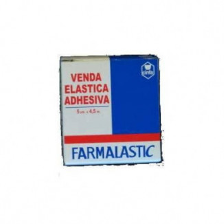 Venda Elastica Adhesiva Farmalastic 5 X 4,5 cm