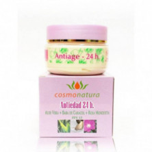 Crema 24 H Aloe Rosa Mosqueta 120 ml Cosmonatura