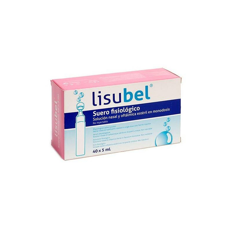 Lisubel Suero Fisiologico 40 Monodosis x 5 ml