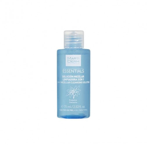 Solución Micelar Limpiadora 3 En 1 Essentials 75 Ml Martiderm
